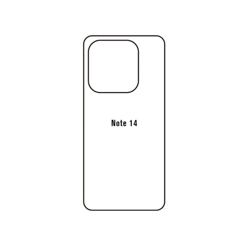 Ochranná fólia Sunshine Hydrogel pre Xiaomi Redmi Note 14 Variant:: zadná matná