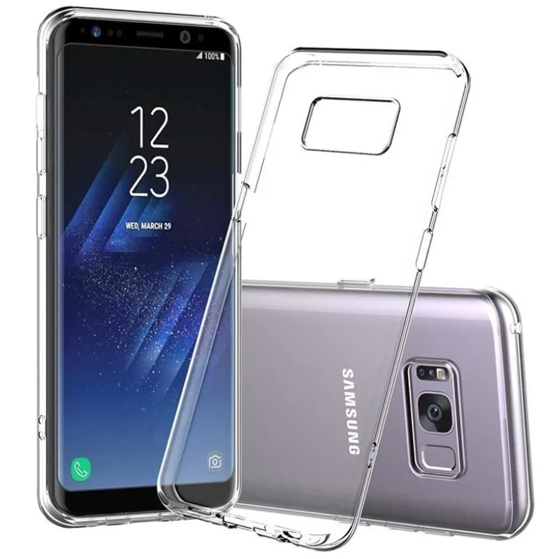 Transparentné Puzdro priesvitné silikónové Samsung Galaxy Note 8, N950 Farba: Priesvitné 6130