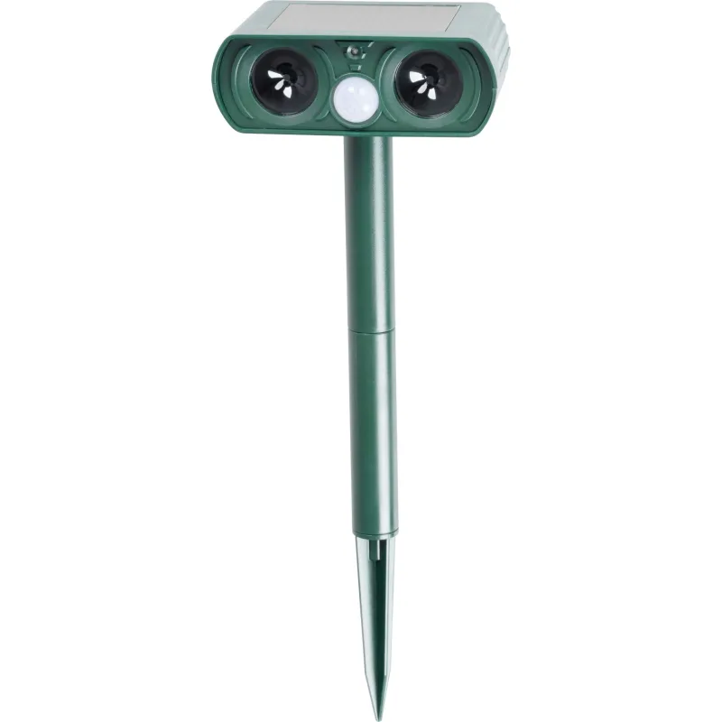 Odpudzovač na zver Strend Pro – ultrazvukový, solárny, 145×95×395 mm