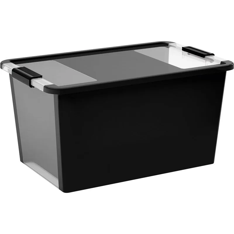 Box s vekom KIS Bi-Box L, 40 l, čierny, 35×55×28 cm