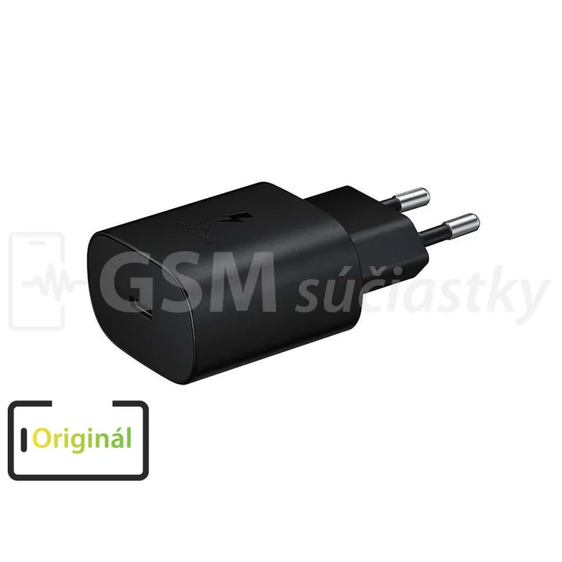 Originál sietová nabíjačka Samsung EP-TA800EBE Farba: Čierna