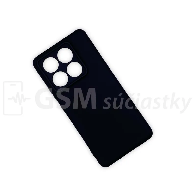 Soft Flex Silikónový kryt na mobil Xiaomi 14T Pro, Čierny