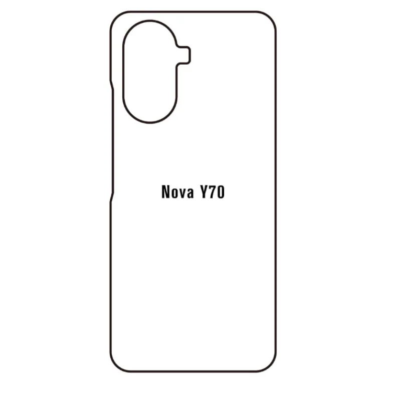 Ochranná fólia Sunshine Hydrogel pre Huawei Nova Y70 Variant:: zadná čirá