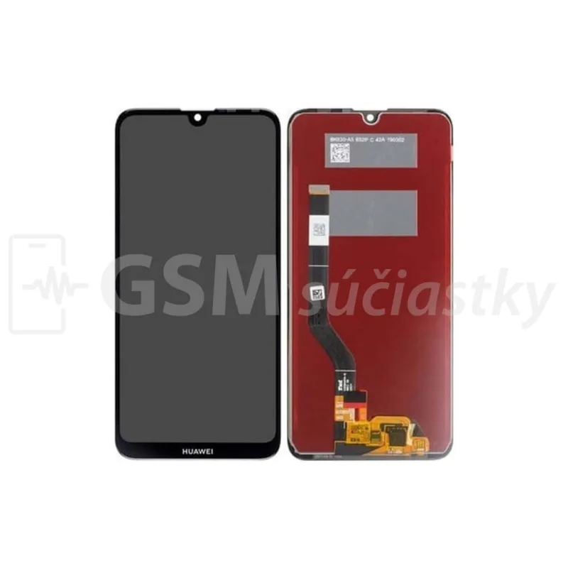 LCD displej + dotykové sklo Huawei Y7 2019 Farba: Čierna