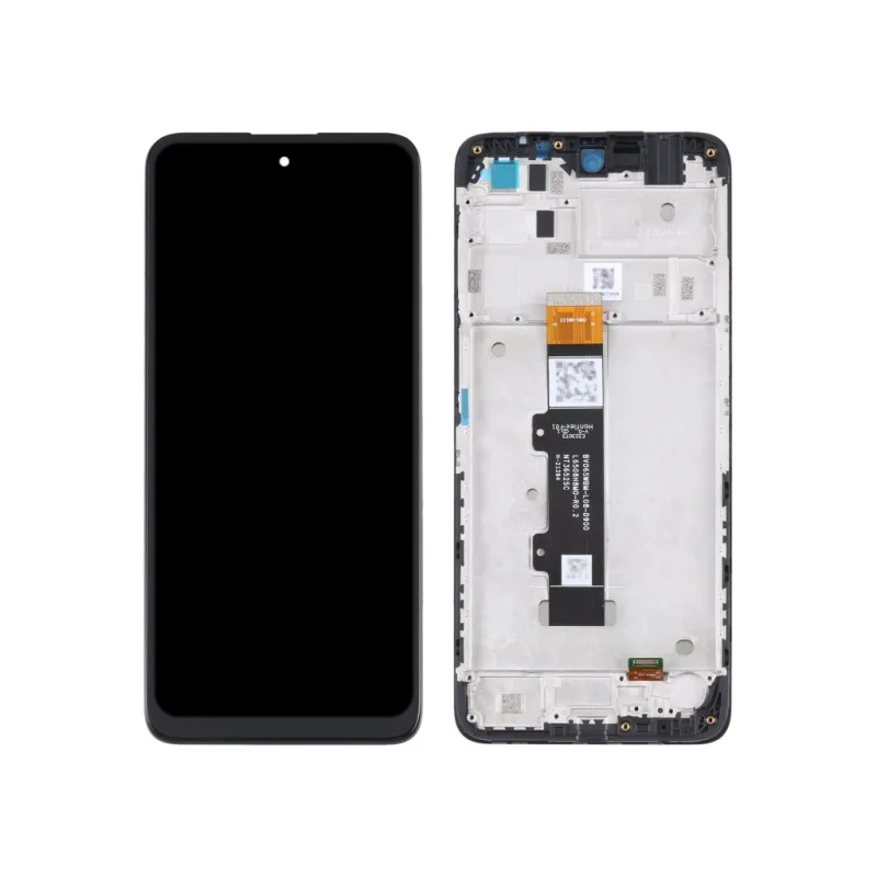 LCD Displej + Dotykové sklo Motorola Moto G22 (XT2231) Farba: Čierna + rám