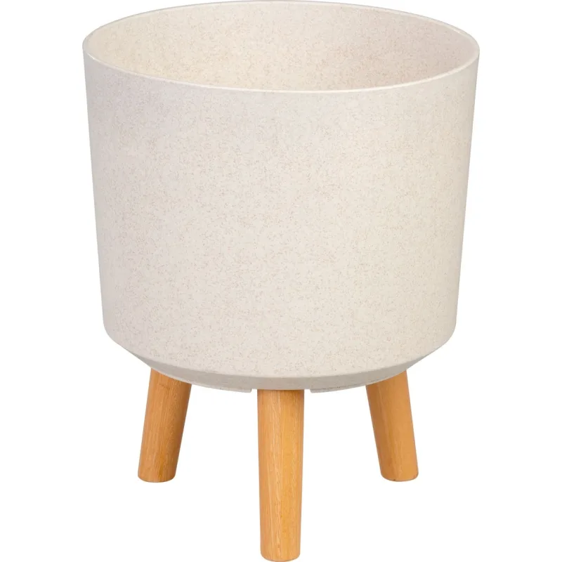 Kvetináč Strend Pro, White Weath Finish, 24,5×24,5×31 cm