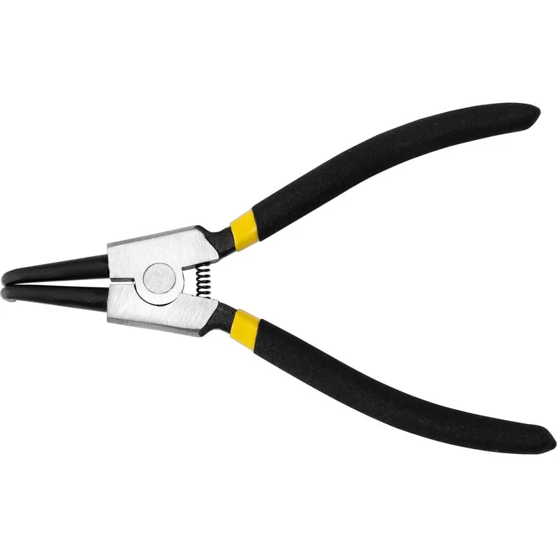 Ohnuté kliešte na poistné krúžky Strend Pro P0182D, 180 mm