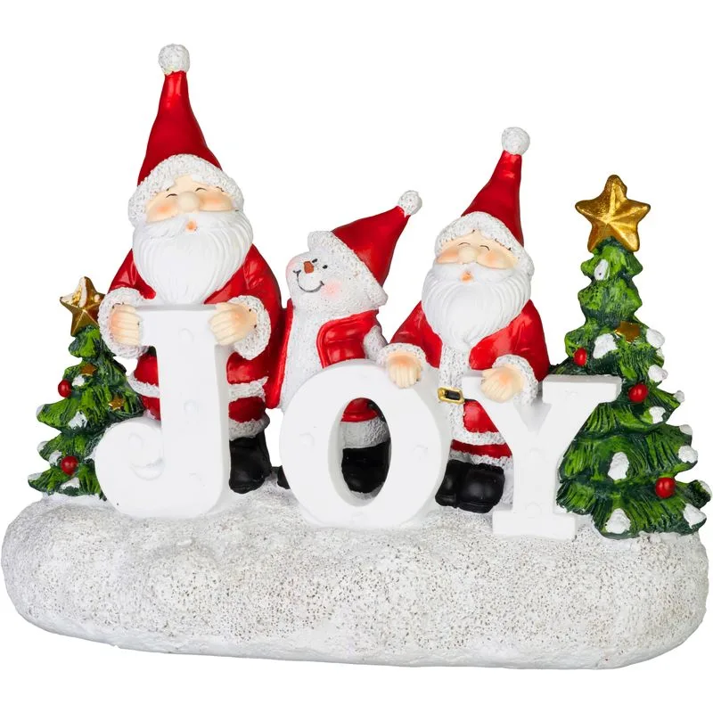 Vianočná dekorácia Santa, JOY 11x24.5x19.5 cm