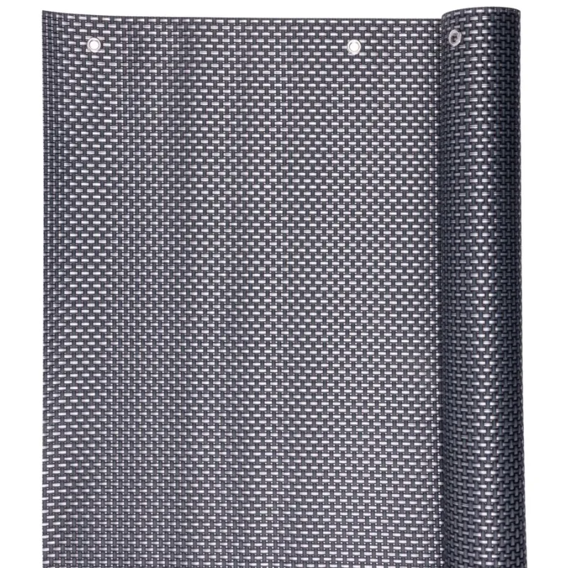 Balkónová zástena Polyrat77 0,9x3 m, antracit, UV