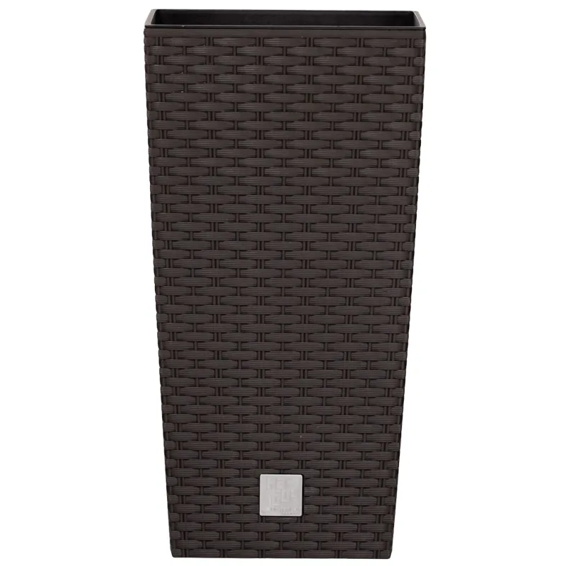 Kvetináč s vložkou RATO Square 225, hnedý