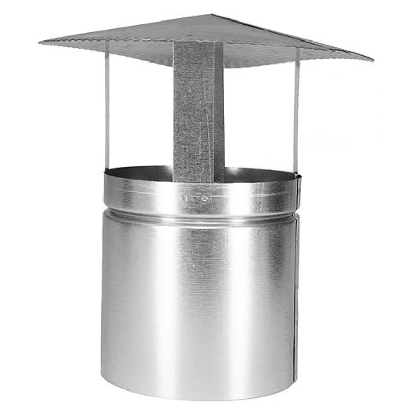 Strieška komínová 152 mm, plechová strieška na komín