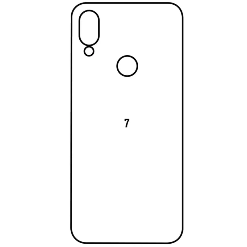 Ochranná fólia Sunshine Hydrogel pre Xiaomi Redmi 7 Variant:: zadná čirá