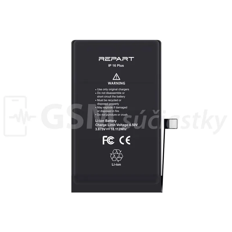 Apple iPhone 16 Plus – Batéria 4 674 mAh (Zobrazuje zdravie)