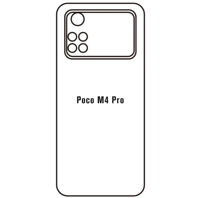 Ochranná fólia Sunshine Hydrogel pre Xiaomi Poco M4 Pro 5G Variant:: zadná matná