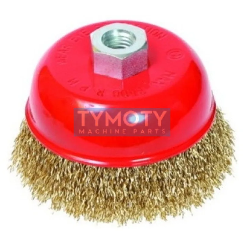 Brúsna kefa 75mm M14 črepníková, vlnitá