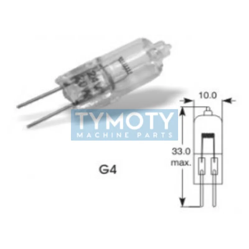 Žiarovka Elta 24V 20W G4 celosklenená