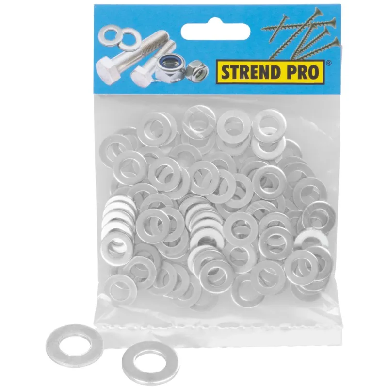 Podložka DIN 125 Zn M08, základná, plochá, balenie 100 ks