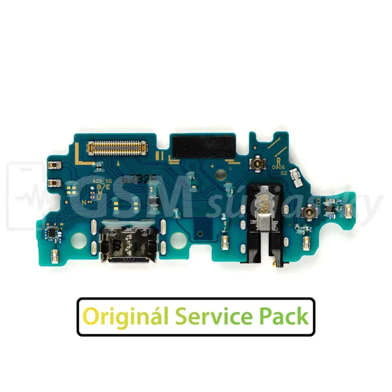 Doska nabíjania Samsung Galaxy A25 5G, A256- nabíjací konektor, mikrofón