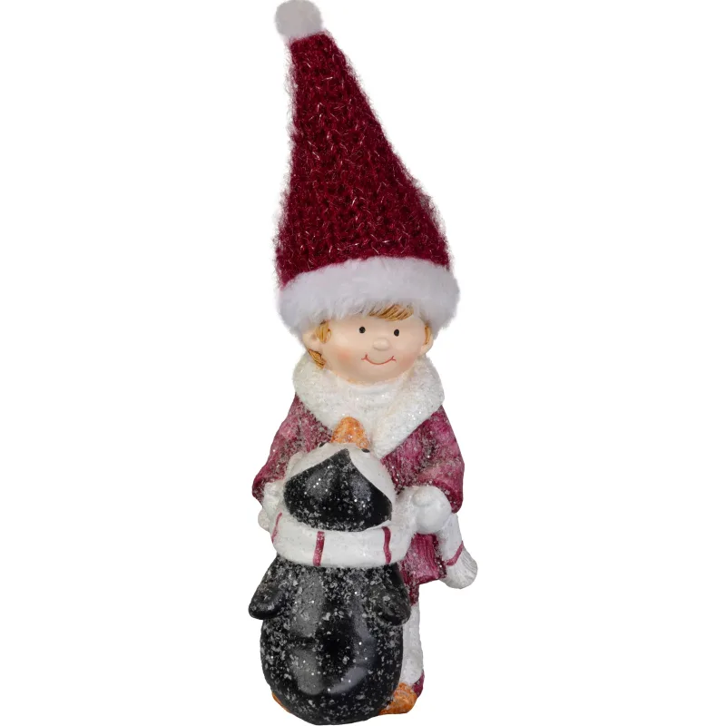 Vianočná dekorácia Chlapec, 6.3x9.3x22.5 cm