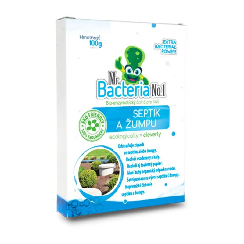 Aktivátor Mr.Bacteria No.1, baktérie do septikov a žumpy, 100 g