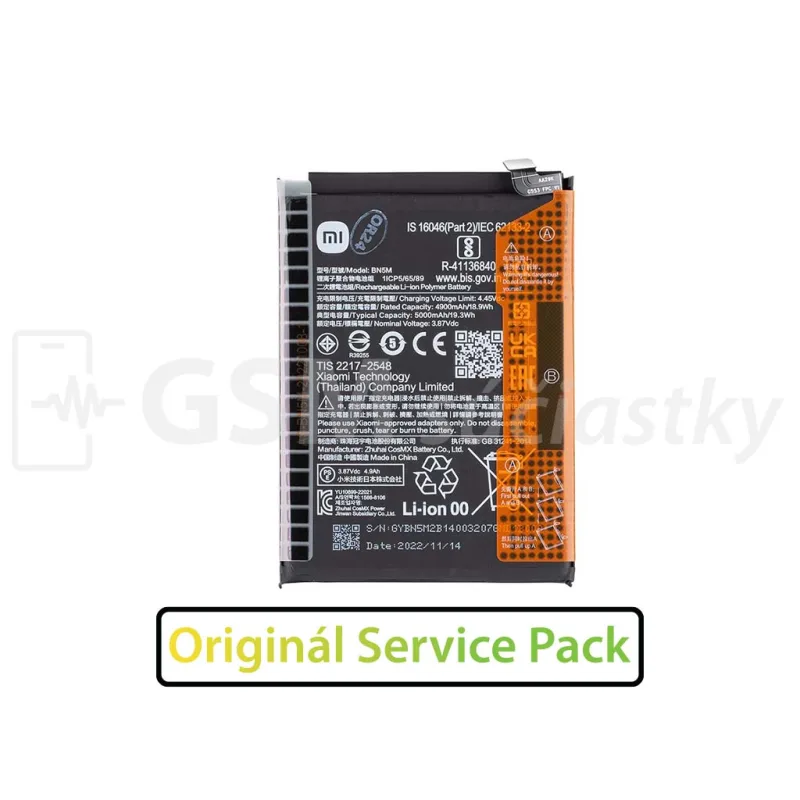 Batéria Xiaomi Redmi Note 12 4G - BN5M Variant:: Originál
