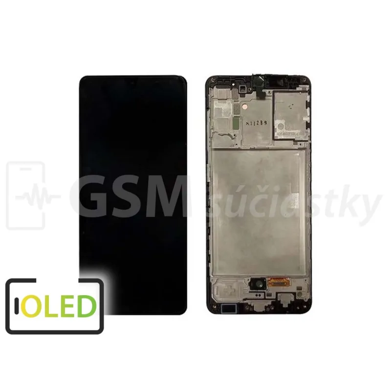 LCD Displej + Dotykové sklo + Rám Samsung Galaxy A31 A315 - originál Farba: Čierna