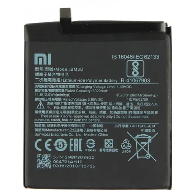 Batéria Xiaomi Mi 8 SE - BM3D Variant:: Baterka
