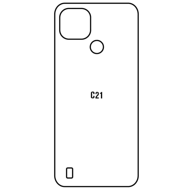 Ochranná fólia Sunshine Hydrogel pre Realme C21 Variant:: zadná matná