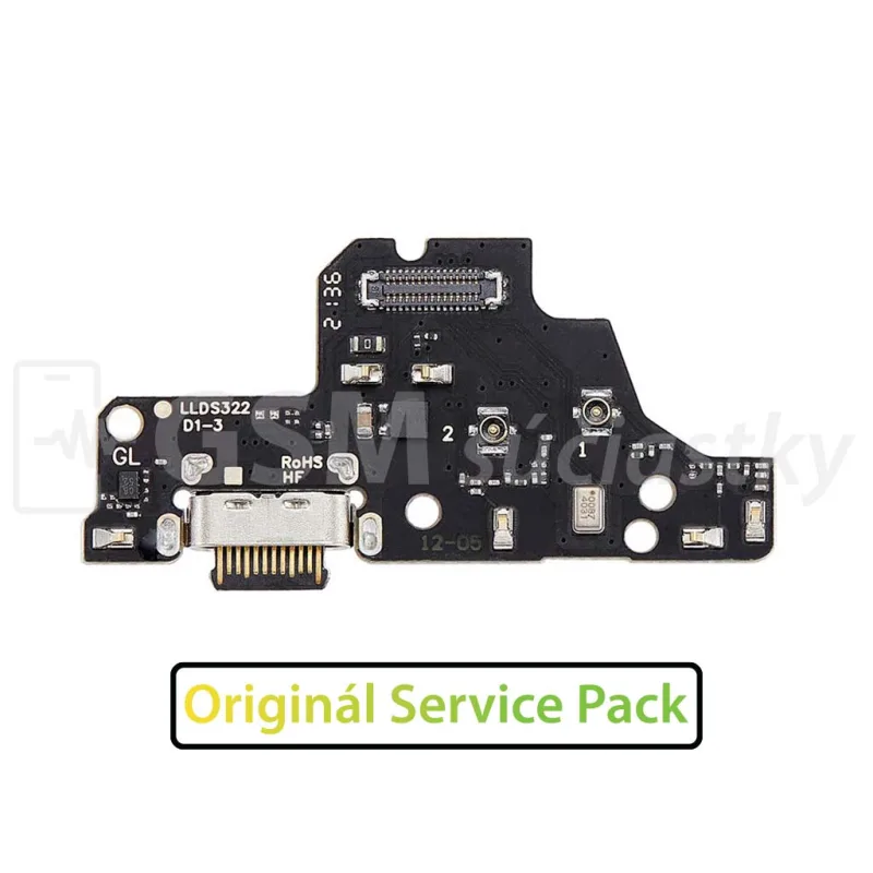 Doska nabíjania Motorola Moto G31 - nabíjací konektor, mikrofón Originál