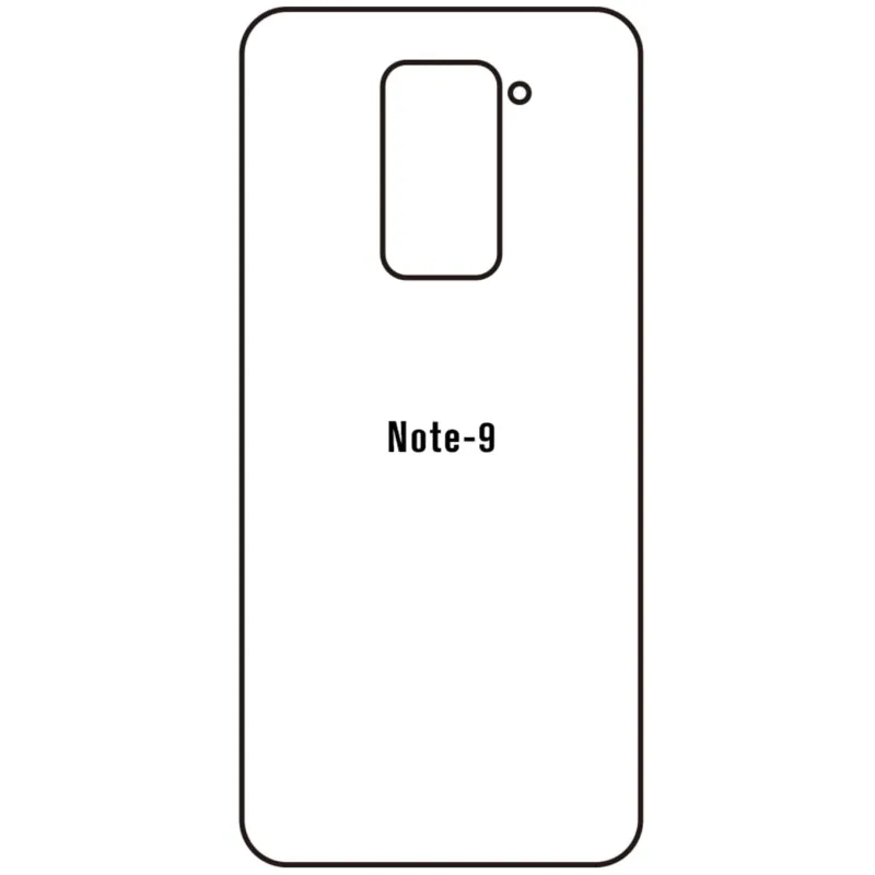 Ochranná fólia Sunshine Hydrogel pre Xiaomi Redmi Note 9 Variant:: zadná čirá