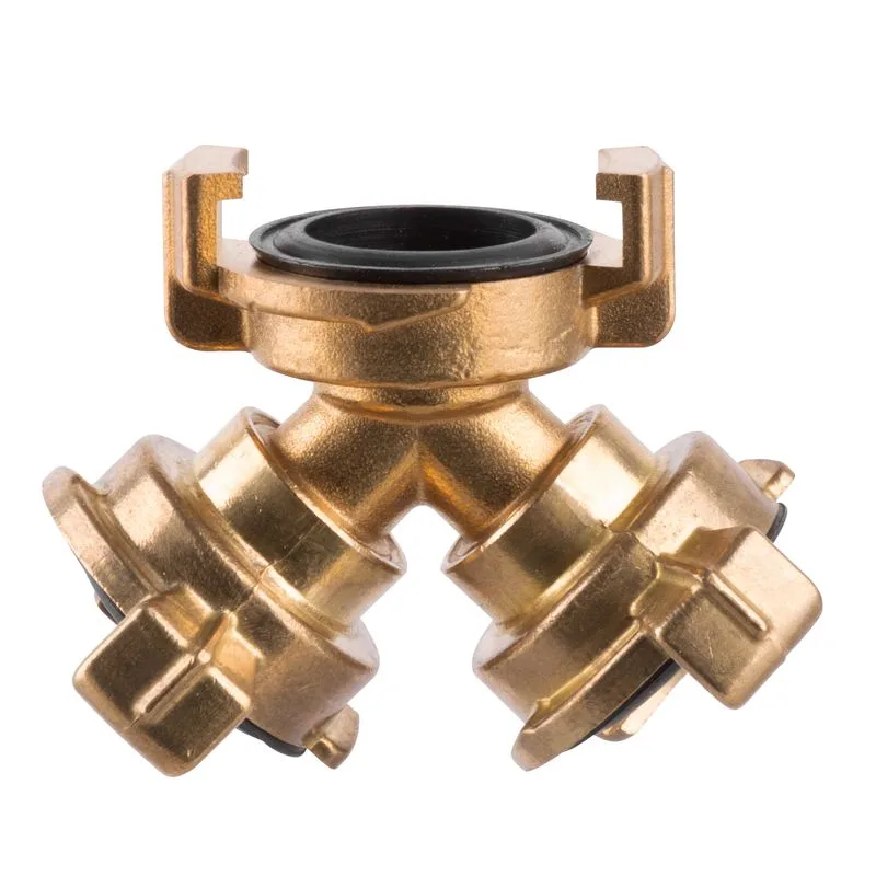 Rozvodka GF126, mosadzná, bajonetová, 3-cestná