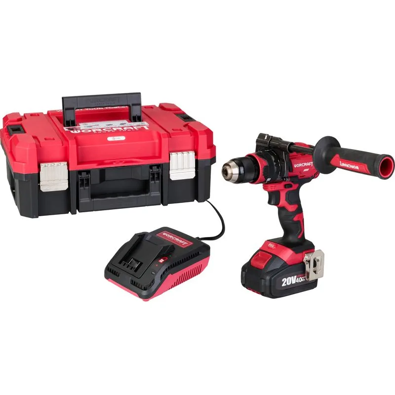 Set Worcraft XCUBE004 Toolbox, skrutkovač, 1x 4.0 Ah akumulátor, 1x nabíjačka