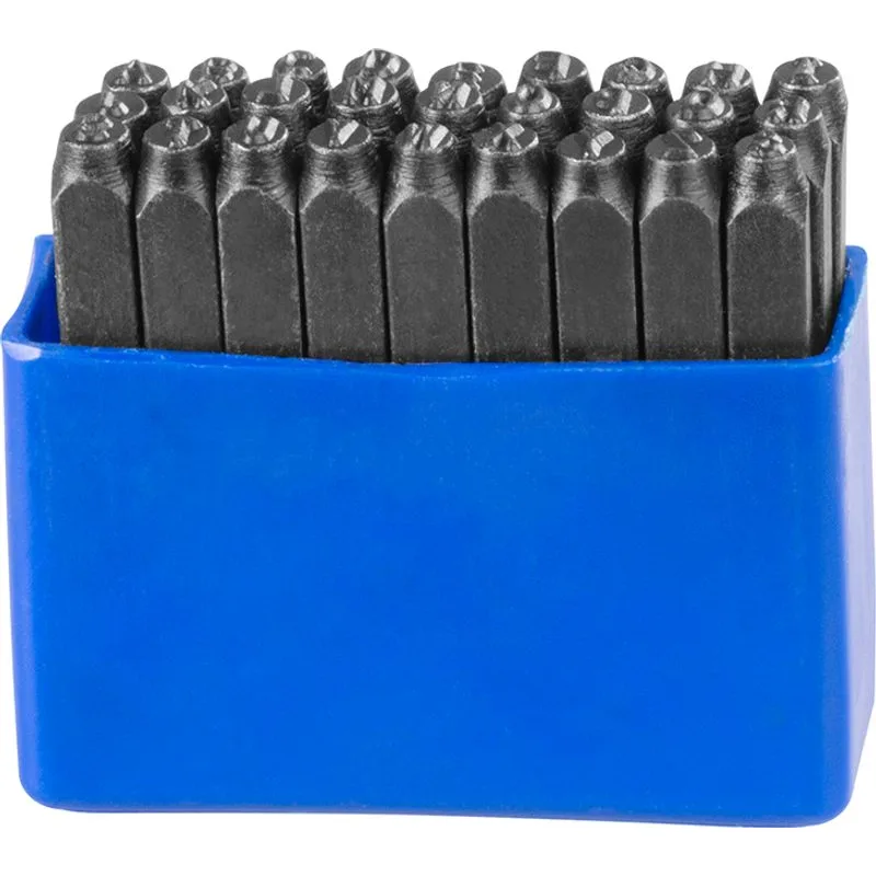 Razidlá abeceda HR59104, výška písma 4 mm, 27 ks