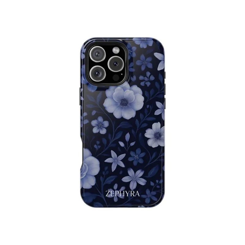 ZEPHYRA Midnight Bloom - iPhone 16 Pro Kryt
