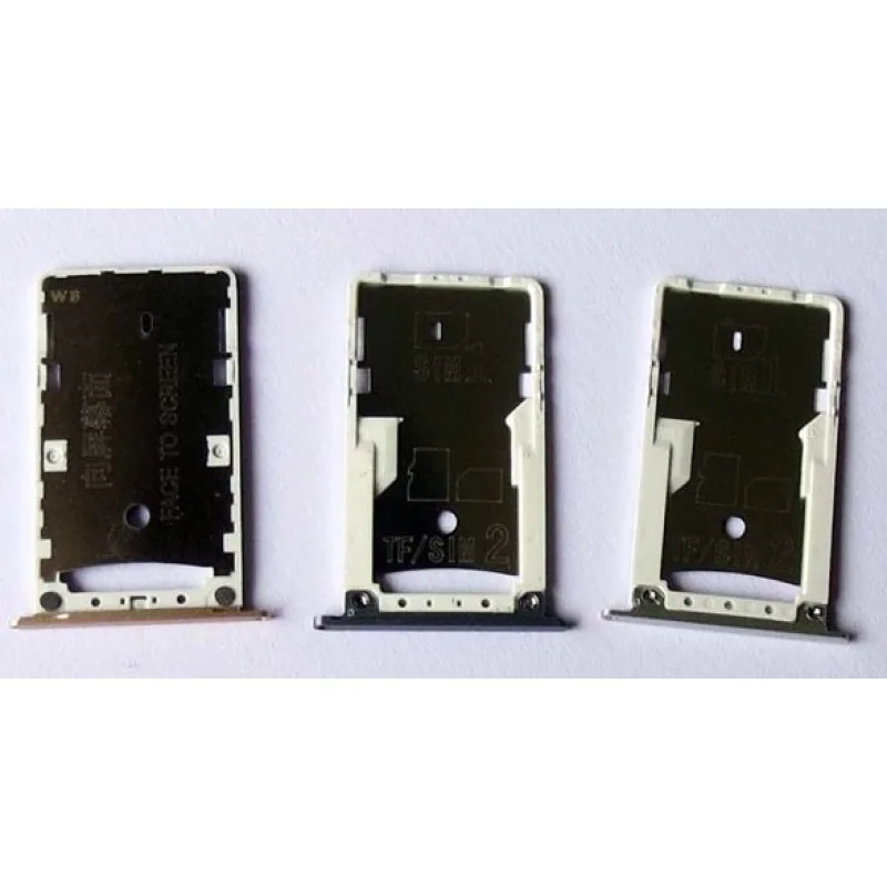 Držiak SIM karty a SD karty Xiaomi Redmi 4X - 3 Farby Farba: Čierna - grey