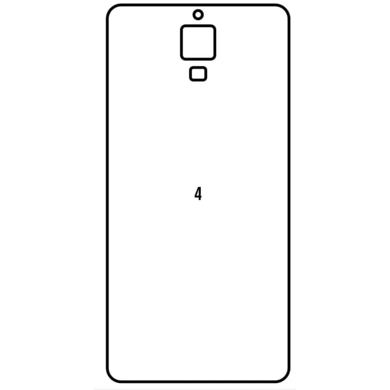 Ochranná fólia Sunshine Hydrogel pre Xiaomi Mi4 Variant:: zadná matná