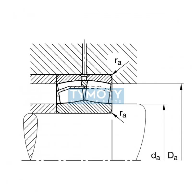 FAG 22311-E1-XL-C3 súdčekové ložisko