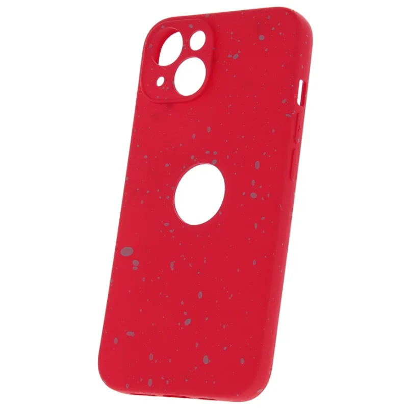 ELEGANCE Puzdro GRANITE silikónové iPhone 14 Farba: Červená