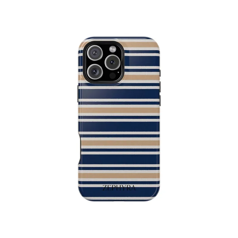 ZEPHYRA Coastal Stripes - iPhone 16 Pro Kryt