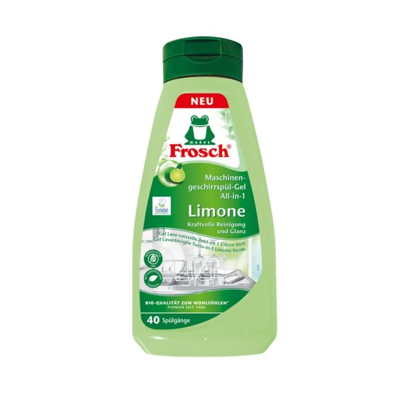 Gél Frosch Všetko v 1, do umývačky, limetka, All in 1