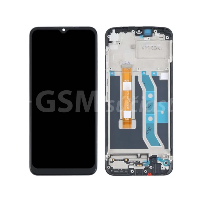 LCD Displej + Dotykové sklo Realme C21Y, C25Y Farba: Rám