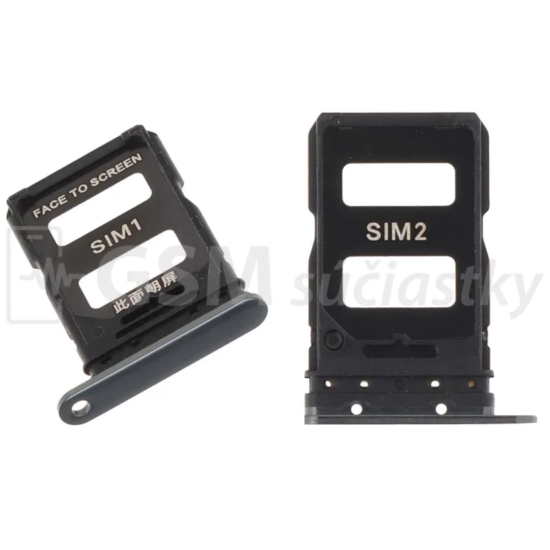 Držiak SIM karty Xiaomi 14 Dual Farba: Čierna