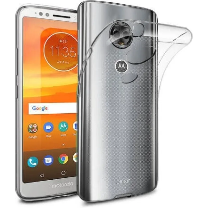 Transparentné Puzdro priesvitné silikónové Motorola Moto E5 Plus Farba: Priesvitné 6160