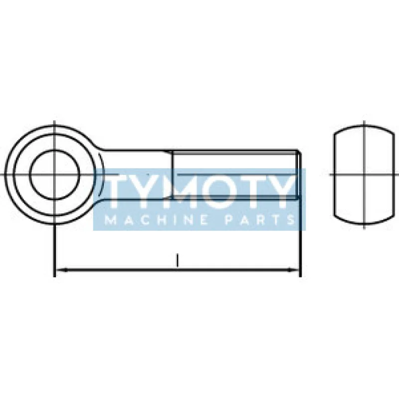 Skrutka s okom DIN 444B M12x80