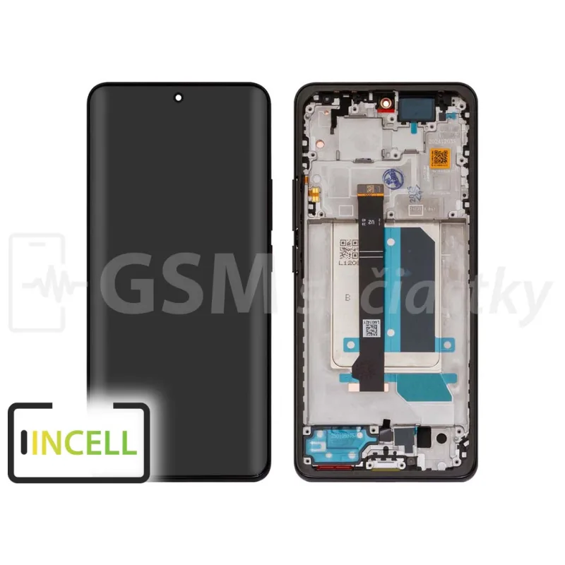 LCD Displej + Dotykové sklo a rám Xiaomi Redmi Note 14 Pro Plus