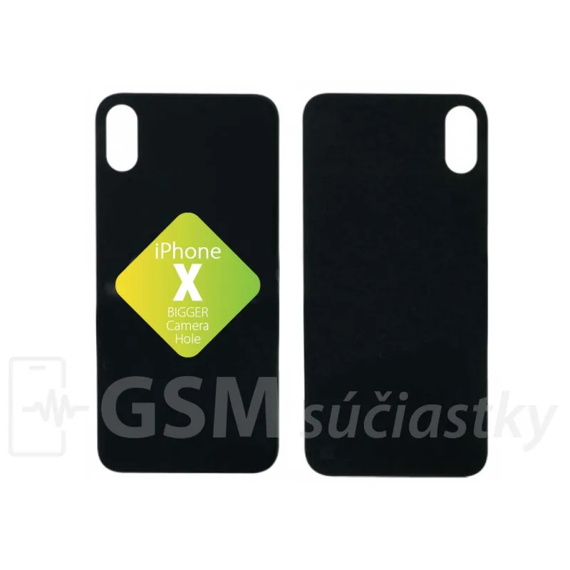 iPhone X - Zadné sklo housingu Space Gray