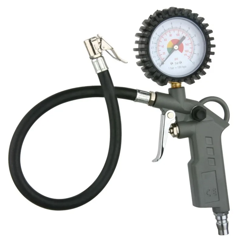 Pištoľ na kompresor Airtool TG-11, s manometrom, plnič pneumatík