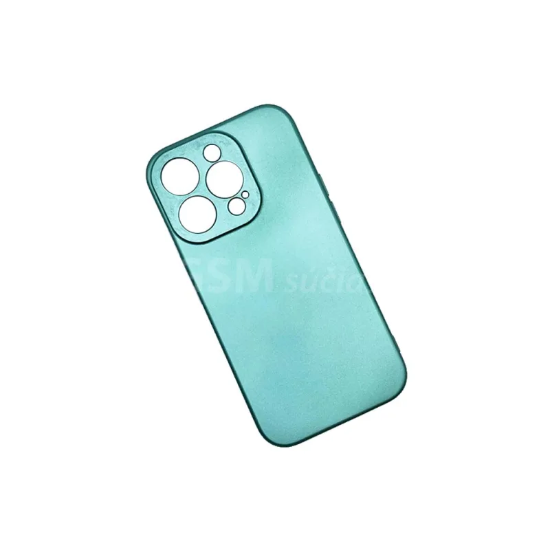 ELEGANCE Puzdro METALLIC silikónové iPhone 14 Pro Farba: Zelená