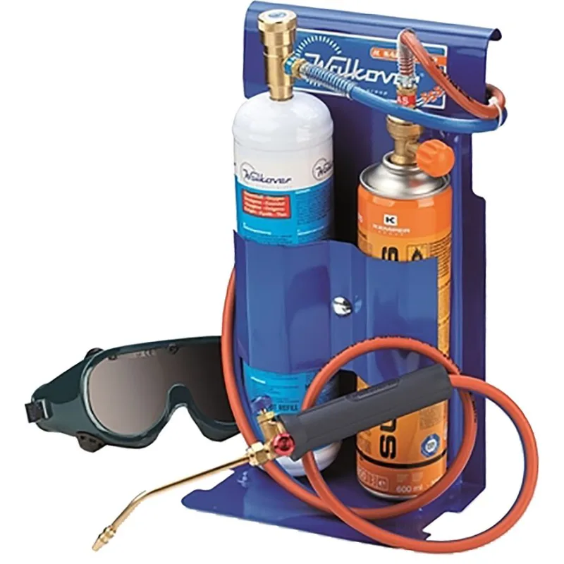 Sada na zváranie KEMPER 555D, mini autogén, 1x PB, 1x O₂, stojan