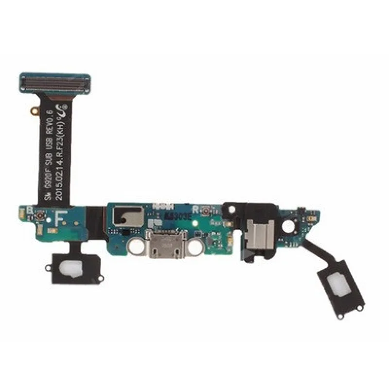 Flex nabíjania Samsung G920F Galaxy S6 - nabíjací konektor, mikrofón Variant:: Flex kábel